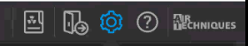 VisionX setup button