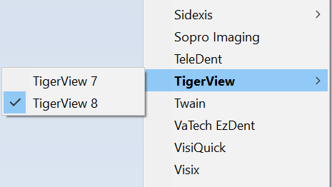 TigerView 8 selection