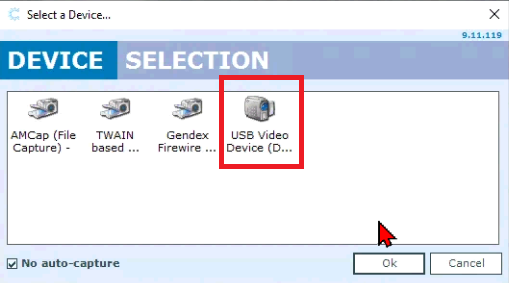 ClearDent device selection