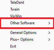 Other Software menu