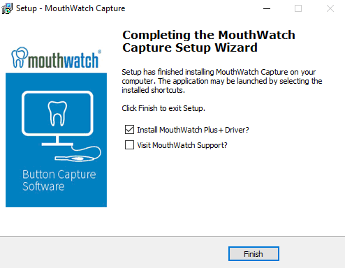 MouthWatch Plus+ driver checkbox screen